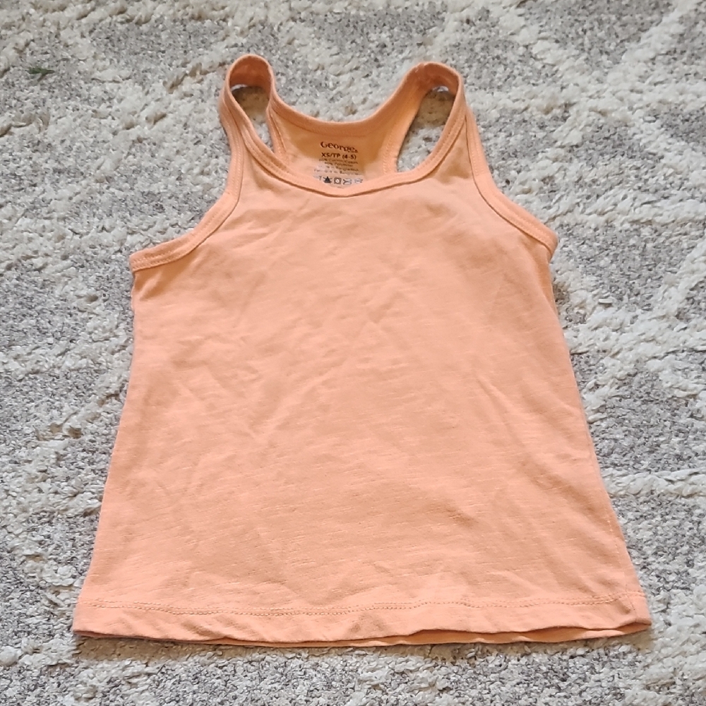 10 for $25 - George XS (4-5) Girls Orange Tank Top